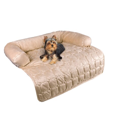 Pet Adobe Furniture Protector Pet Cover with Shredded Memory Foam filled 30" x 30.5"for Dogs and Cats (Beige) 245819BAD